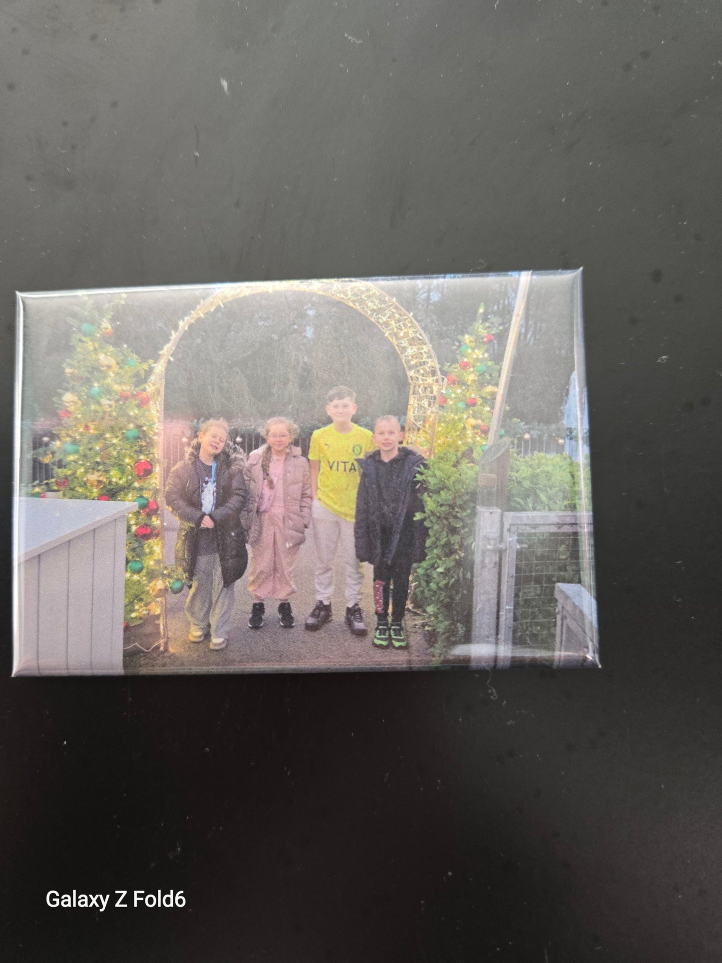 Personalised Photo Fridge Magnet – Handmade Keepsake Magnet 53mm x 80mm set of 3
