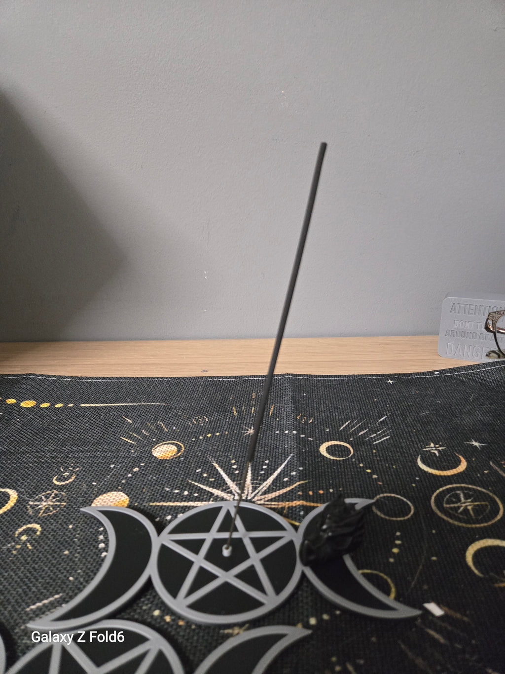 Triple Moon Ritual Incense Holder
