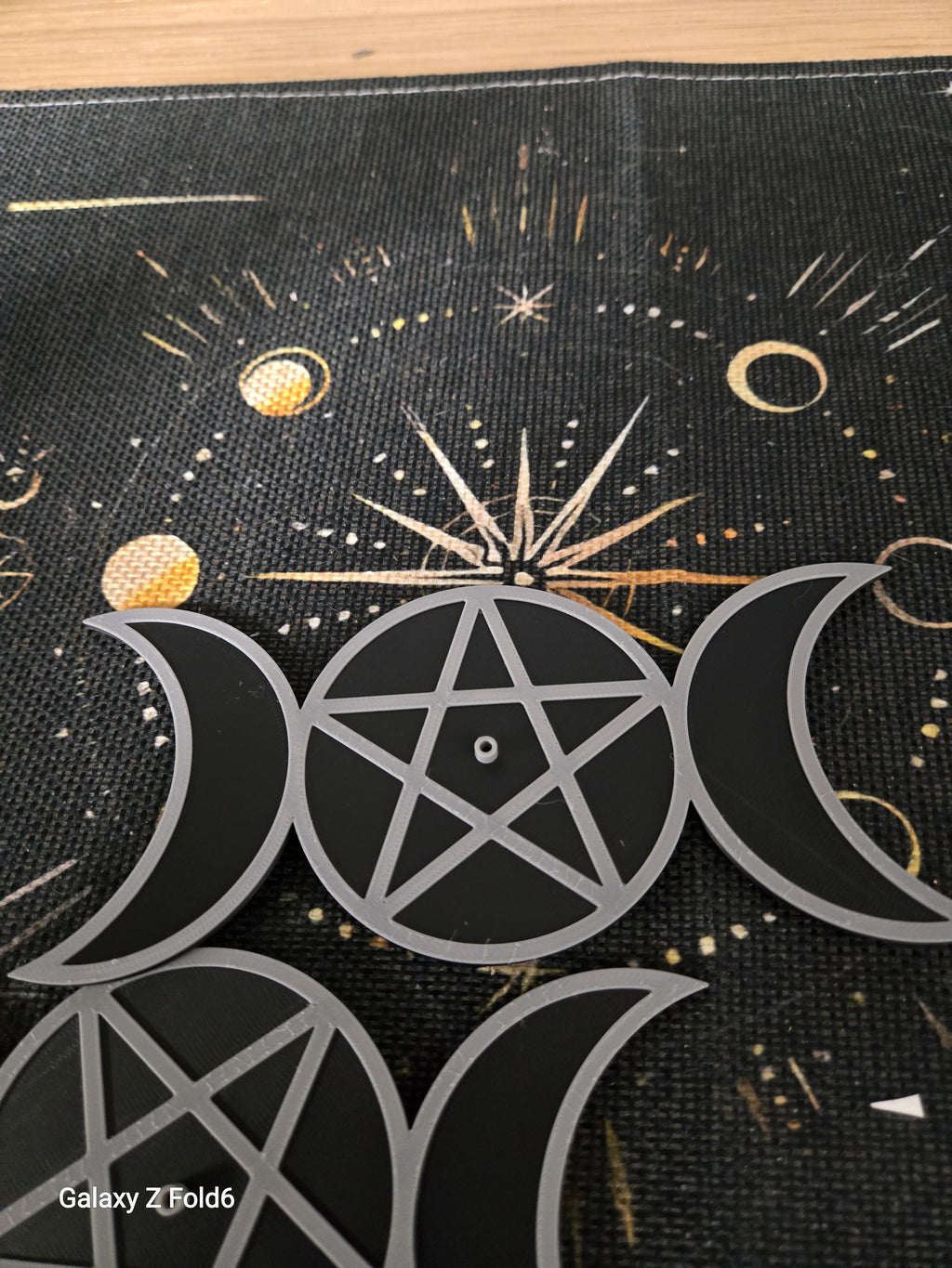 Triple Moon Ritual Incense Holder